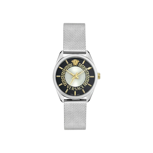 Versace New V Circle Bracelet Watch 'Stainless Steel'