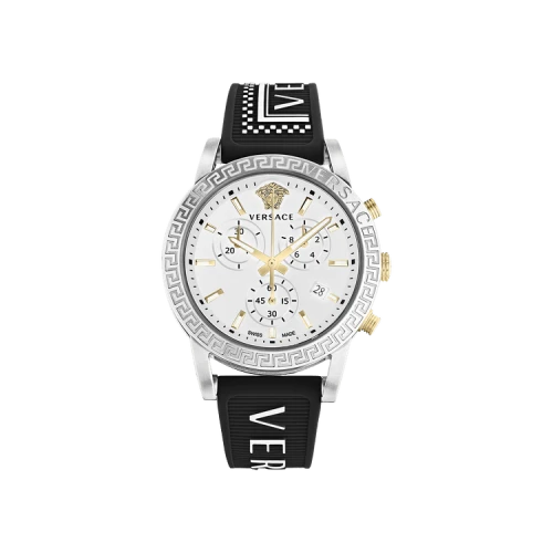 Versace Sport Tech Strap Watch 'Stainless Steel'