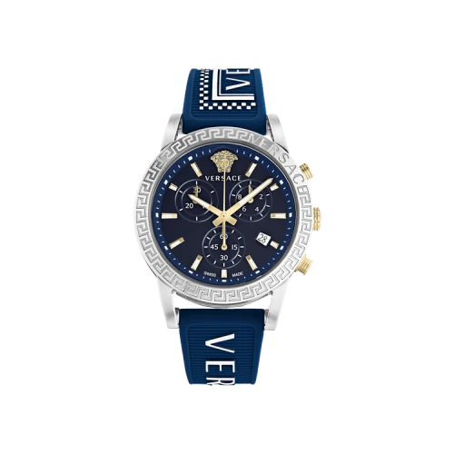 Versace Sport Tech Chronograph Watch 'Stainless Steel'