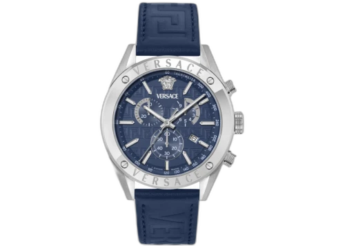 Versace Athletic Chrono Leather Strap VEKJA0125