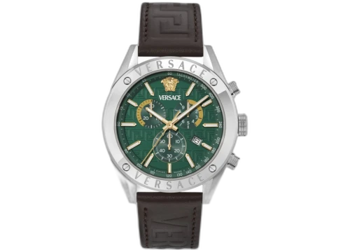 Versace Athletic Chrono Leather Strap VEKJA0325