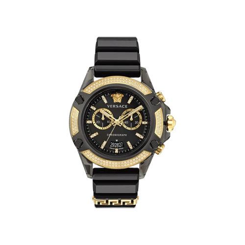 Versace Icon Active Diamond Watch 'Black'