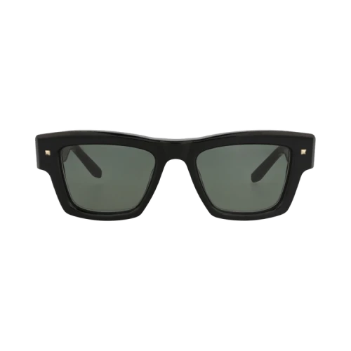 Valentino Square-Frame Injection Sunglasses 'Black/Grey'