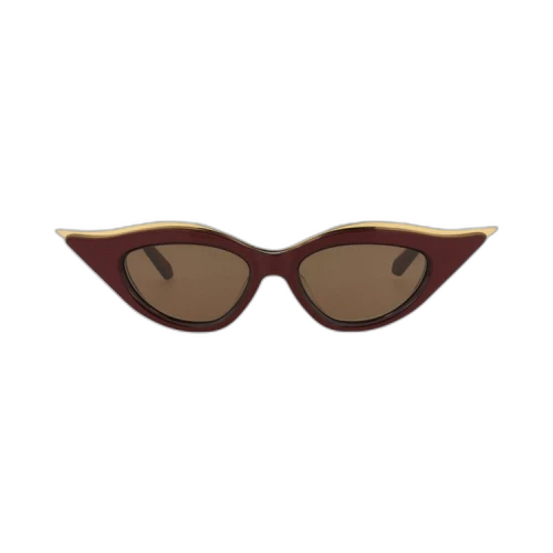 Valentino Cat Eye Sunglasses 'Bordeaux/Brown'