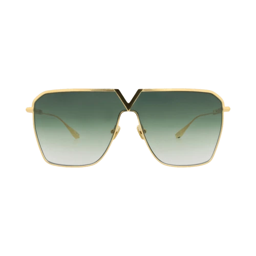 Valentino Aviator-Frame Metal Sunglasses Gold Gold Green (VLS-137C-134)