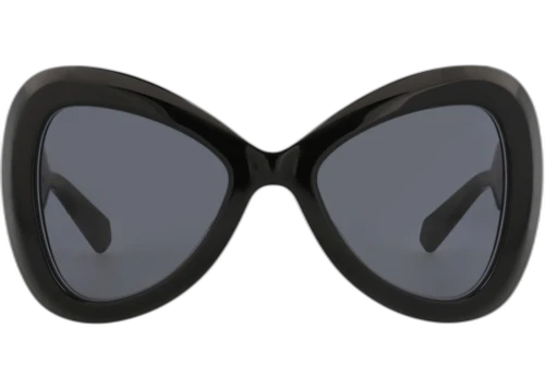 Valentino Cat Eye-Frame Acetate Sunglasses Black Black Grey (VLS-138A-53)