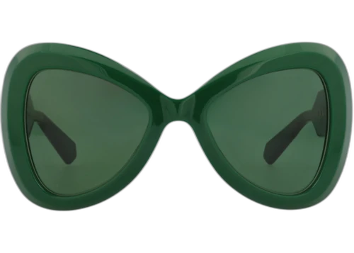 Valentino Cat Eye-Frame Acetate Sunglasses Green Green Green (VLS-138C-53)