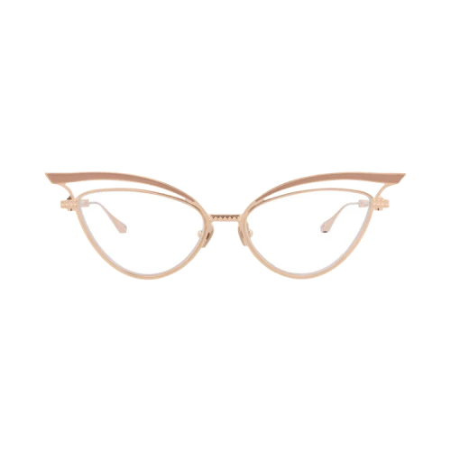 Valentino Optical Frames Cat Eye-Frame Metal Rose Gold Rose Gold Transparent (VLX-118F-55)