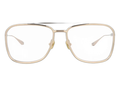 Valentino Aviator-Frame Metal Optical Frames Gold Gold Transparent (VLX-168A-55)
