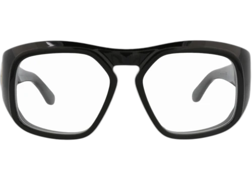 Valentino Square-Frame Acetate Optical Frames Black Black Transparent (VLX-179A-55)
