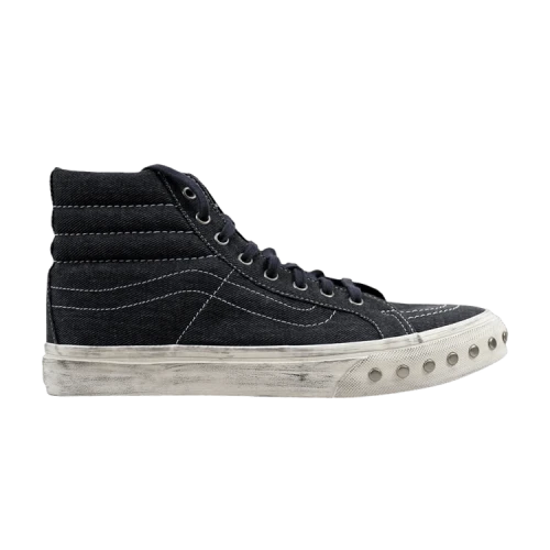 Vans SK8 Hi Slim Overwashed Blue Graphite