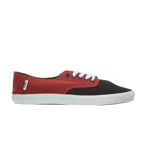 Vans Chambray Fashion Sneakers (Chambray) Red/Black
