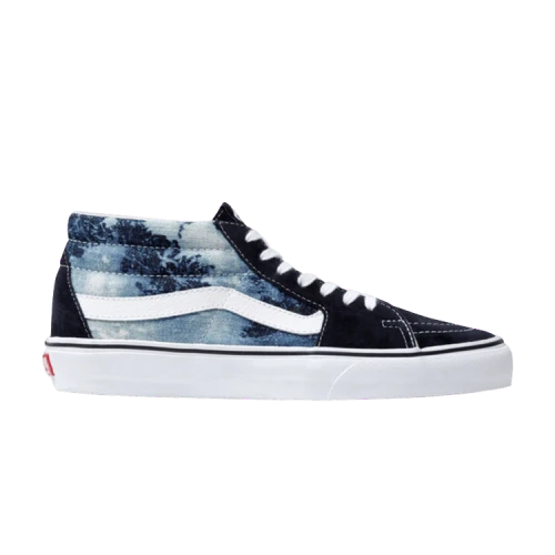 Supreme x Vans Sk8-Mid 'Bleached Denim'