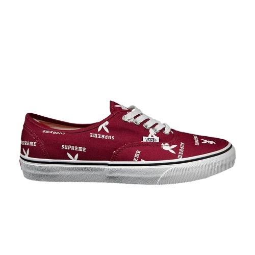Vans Authentic Supreme x Playboy Burgundy