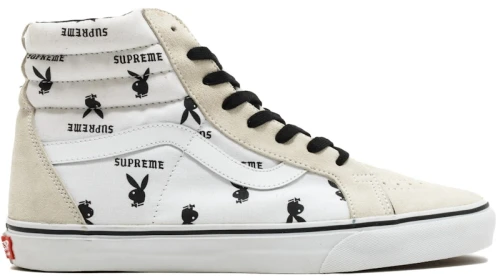Vans Sk8-Hi Supreme x Playboy White