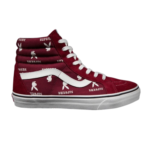 Vans Sk8-Hi Supreme x Playboy Burgundy