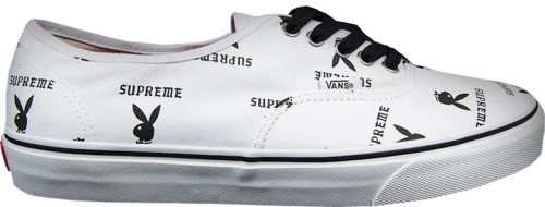 Vans Authentic Supreme x Playboy White