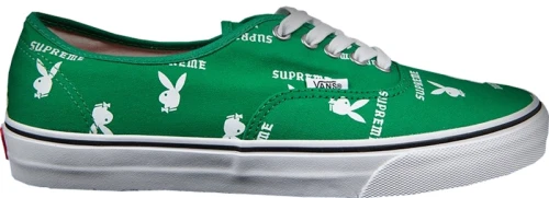 Vans Authentic Supreme x Playboy Green