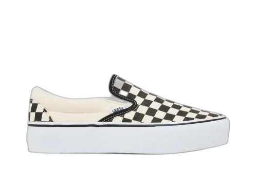Vans Classic Slip-On Platform 'Checker - Black White'