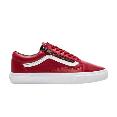 Old Skool Zip 'Antique Leather - Chili Pepper'