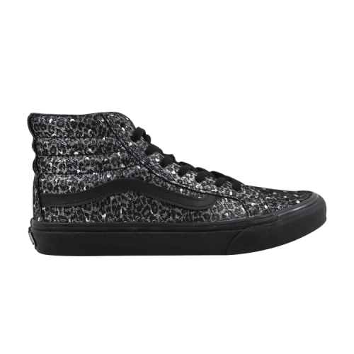 Vans Sk8 Hi Slim Black/Metallic Leopard