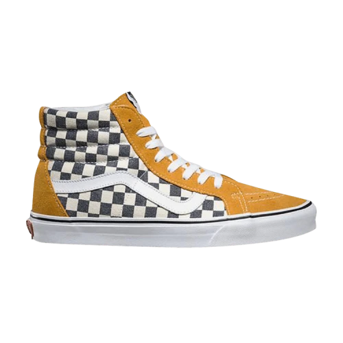 Vans Sk8-Hi Reissue 'Checkerboard - Spruce Yellow'