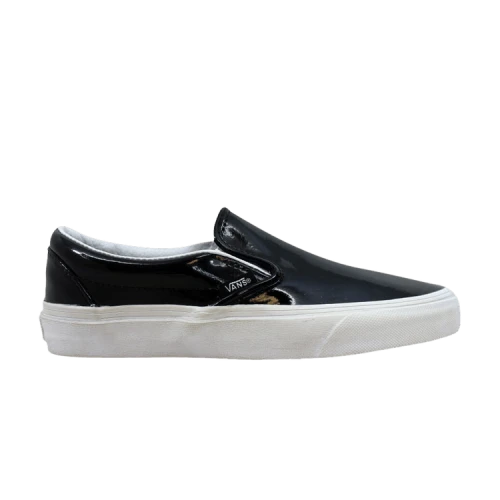 Vans Classic Slip-On Tumble Patent Black