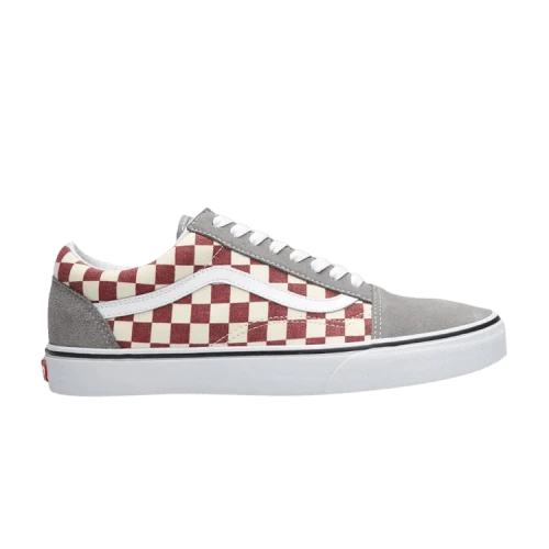 Vans Old Skool 'Checkerboard - Frost Grey Rhubarb'