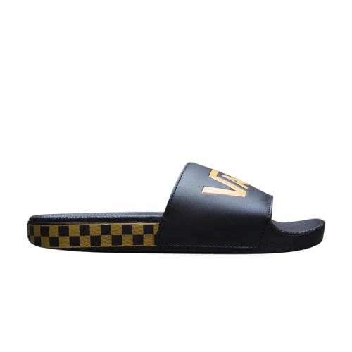 Vans Slide-On 'Checkerboard - Black Sunflower'