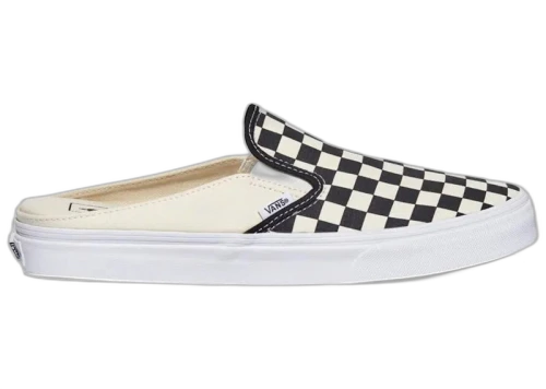 Vans Classic Slip-On Mule Checkerboard Black White
