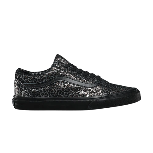 Vans Old Skool Black/Metallic Leopard
