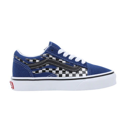 Vans Old Skool Kids 'Reflective Checkerboard - Blue Flame'