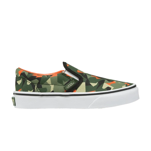 (PS) Vans Classic Slip-On Shoes 'Camo Green'