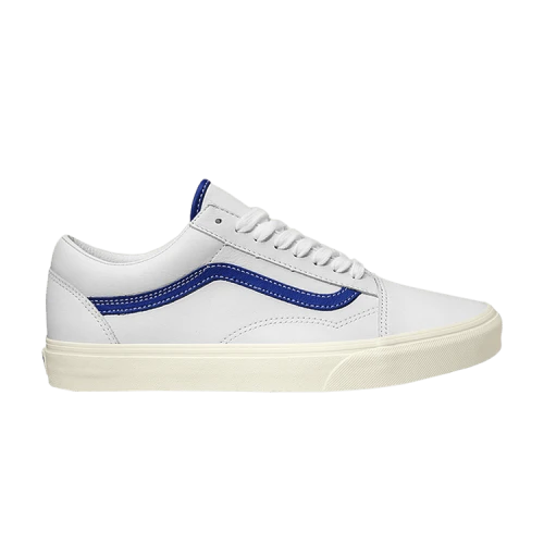 Vans Old Skool Leather White Blue