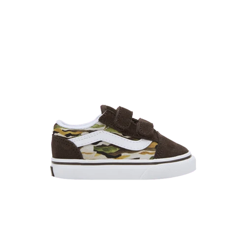 (TD) Vans Old Skool V Toddler 'Brown White'