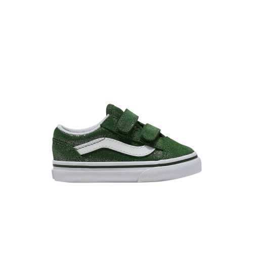 Vans Old Skool V Toddler 'Tinsel Suede Green'