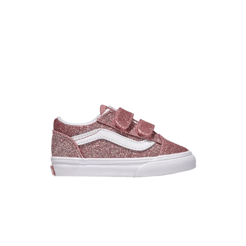 Vans Old Skool V Toddler 'Rose Gold Glitter'