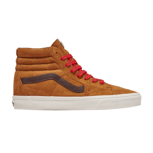 Vans Sk8-Hi 'Plaid - Glazed Ginger Brown'