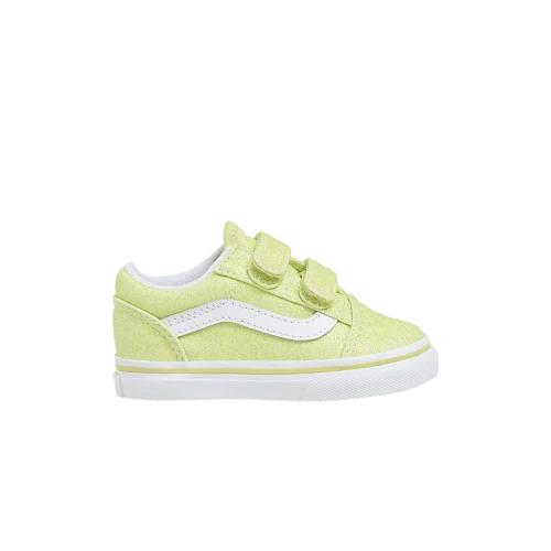 Vans Old Skool V Toddler 'Glitter - Lime Sherbet'
