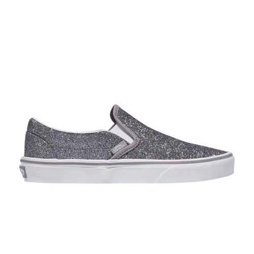 Vans Classic Slip-On 'Glitter - Gunmetal Grey'