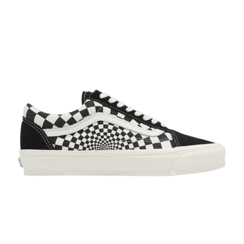 Vans Old Skool 'Radial Checkerboard - Black Marshmallow'