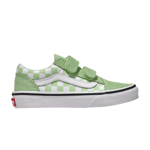 Vans Old Skool V Kids 'Checkerboard - Pistachio Green'