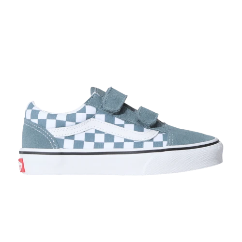 Vans Old Skool V Kids 'Checkerboard - Stormy Weather Blue'