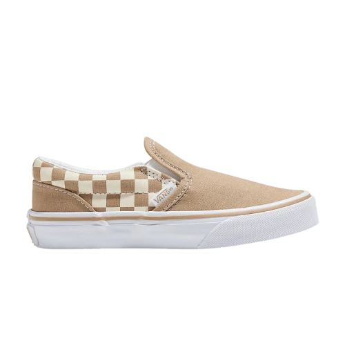 Vans Classic Slip-on Kids 'Checkerboard - Neutral Brown'