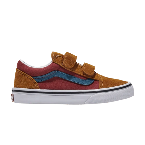 Vans Old Skool V Kids 'Brown Red'
