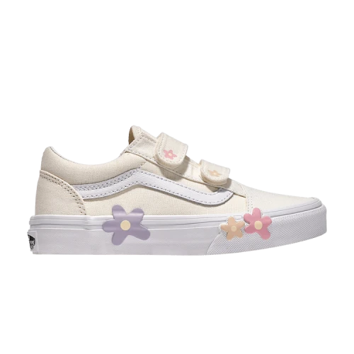 Vans Old Skool V Kids 'Cream Flower'