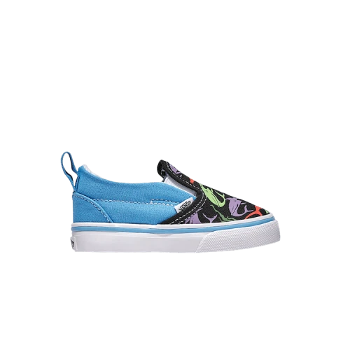 Vans Classic Slip-On V Toddler 'Multi-Color Sharks'