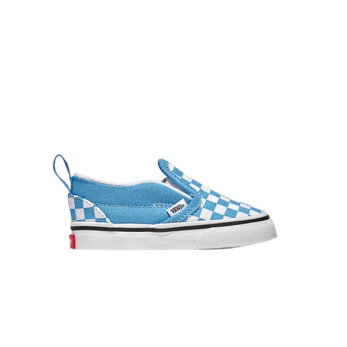 Vans Classic Slip-On V Toddler 'Checkerboard - Heritage Blue'
