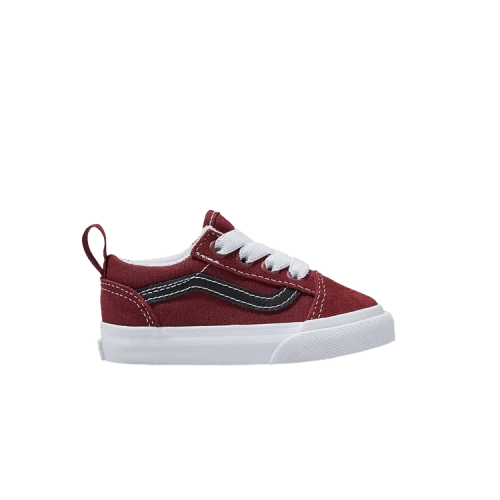 Vans Old Skool Elastic Lace Toddler 'Fat Lace - Madder Brown'