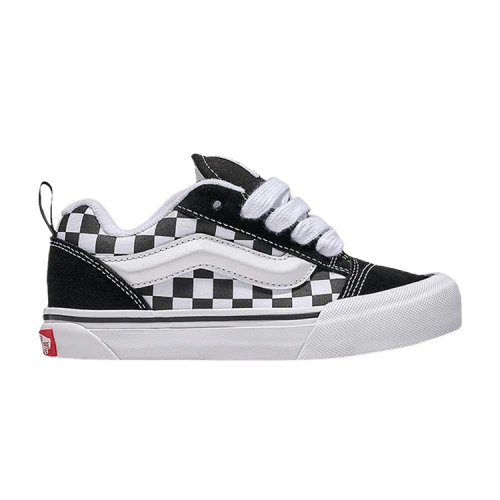 Vans Knu Skool Checkerboard Black White (GS)